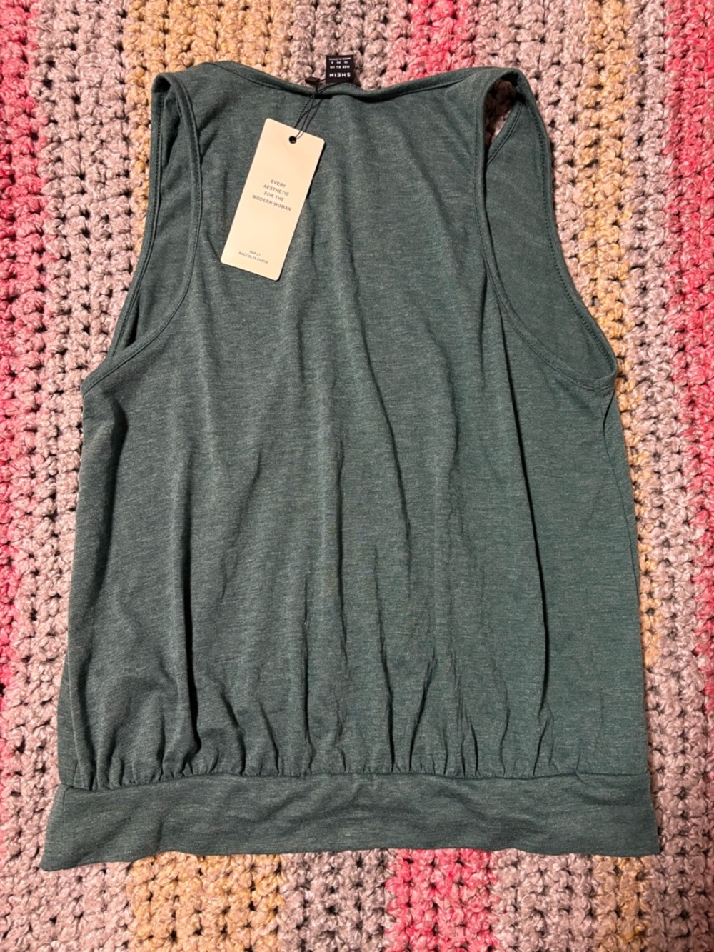 Women's Sleeveless Tank Top - Green - Size Medium NWT